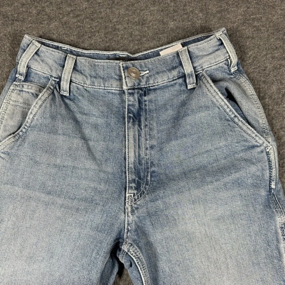Hudson Holly Carpenter Jeans Womens‎ 24 Light Wash Denim